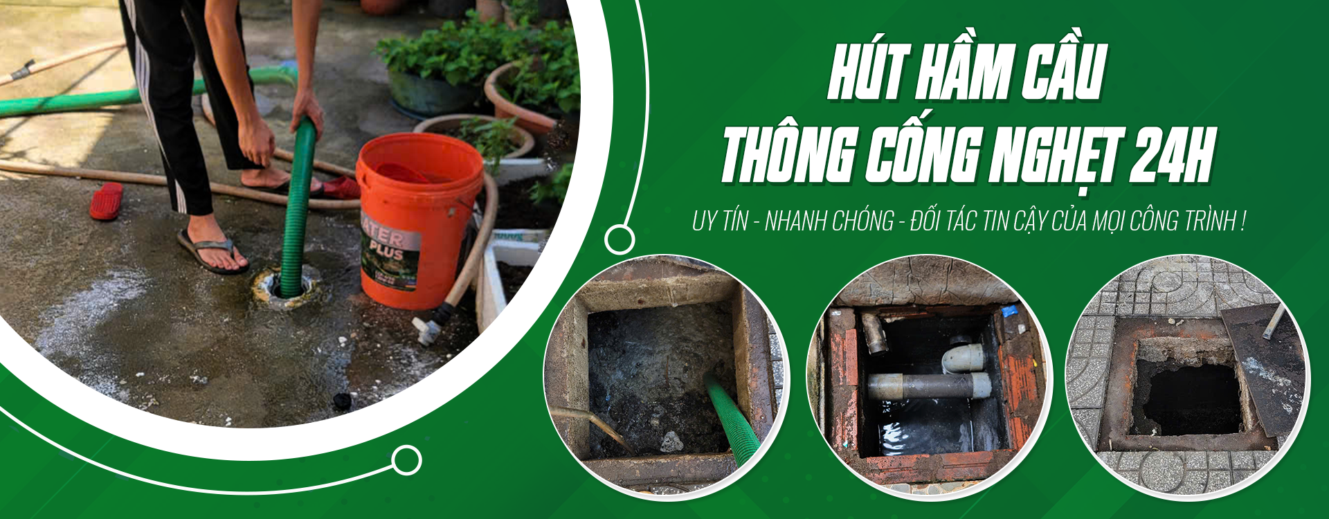 Hút Hầm Cầu Thông Cống Nghẹt 24H