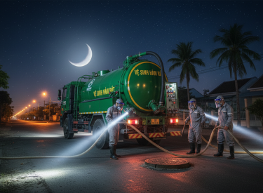 Hút Hầm Cầu Long Khánh – Dịch vụ 24/7 uy tín, nhanh chóng và an toàn