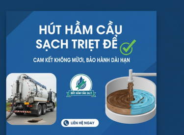 Hút Hầm Cầu Sạch Triệt Để - Cam Kết Không Mùi, Bảo Hành Dài Hạn