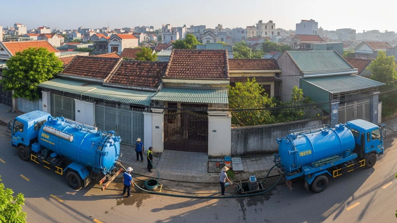 Hút Hầm Cầu Xuân Định