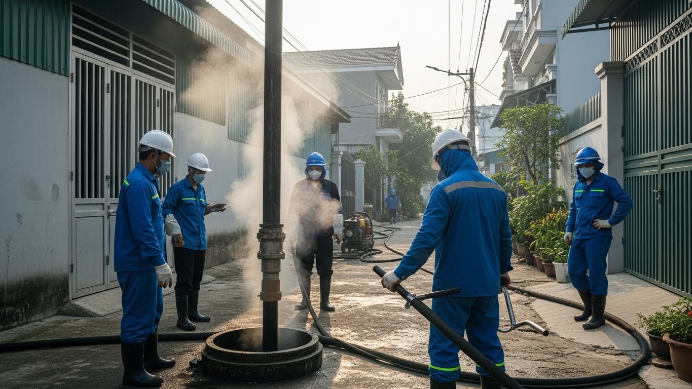Hút Hầm Cầu Xuân Hoà