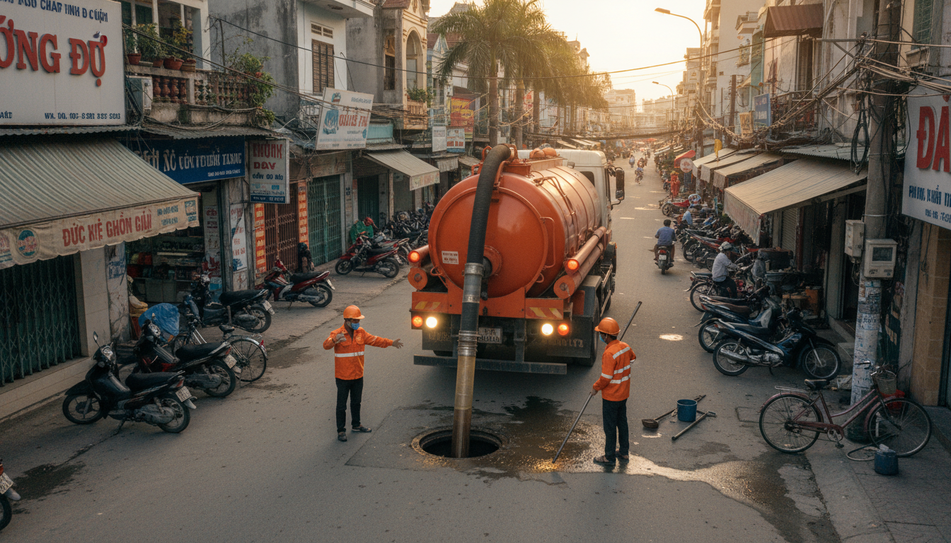 Hút Hầm Cầu Xuân Lộc